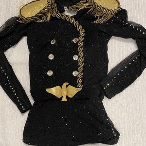 Girl black sequin one competitive dance